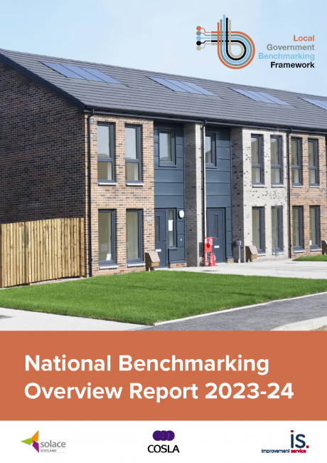 Cover of the National Benchmarking Overview Report 2023-24