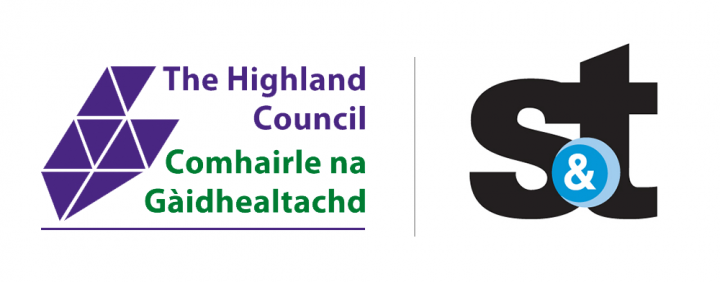 Highland Council and Safe & Together logos