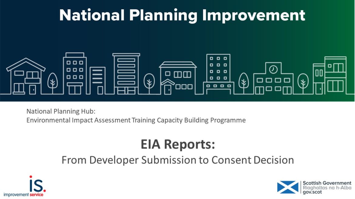 EIA Reports: From Developer Submission to Consent Decision