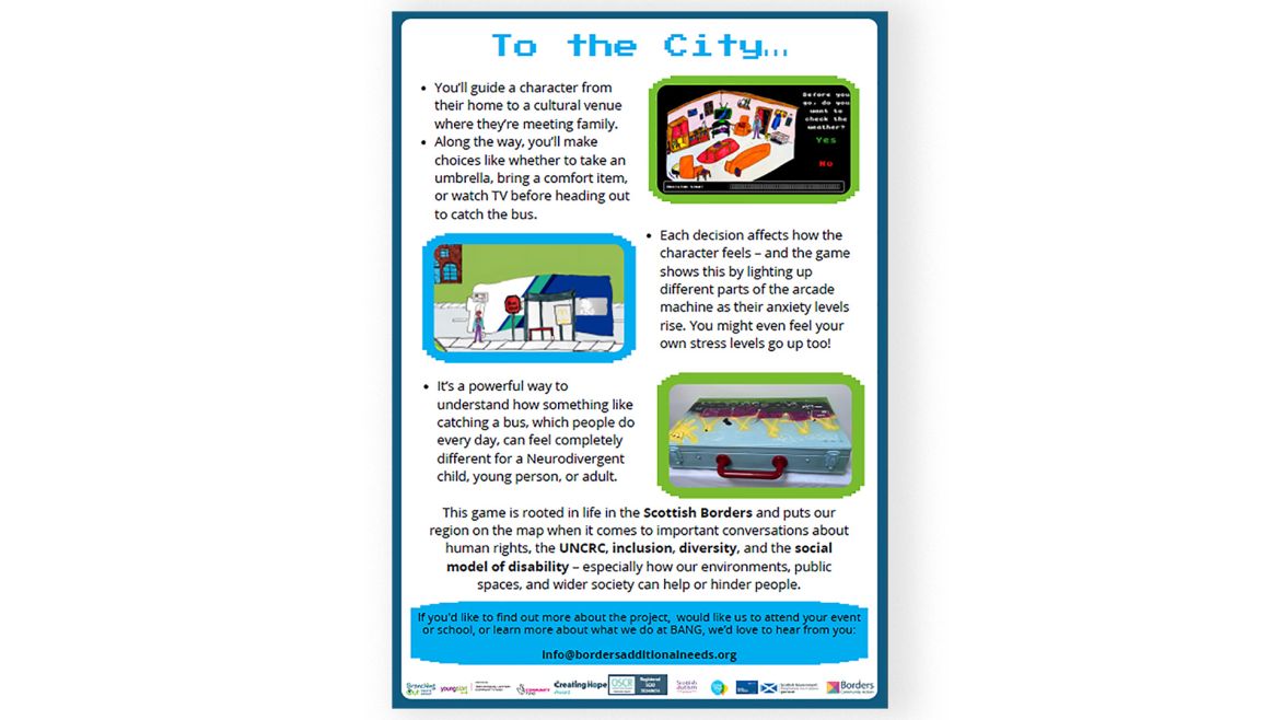 Flyer promoting the Arcade Machine video game
