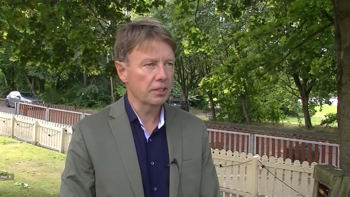 screenshot from video interview with Ken Gourlay, Chief Executive of Fife Council
