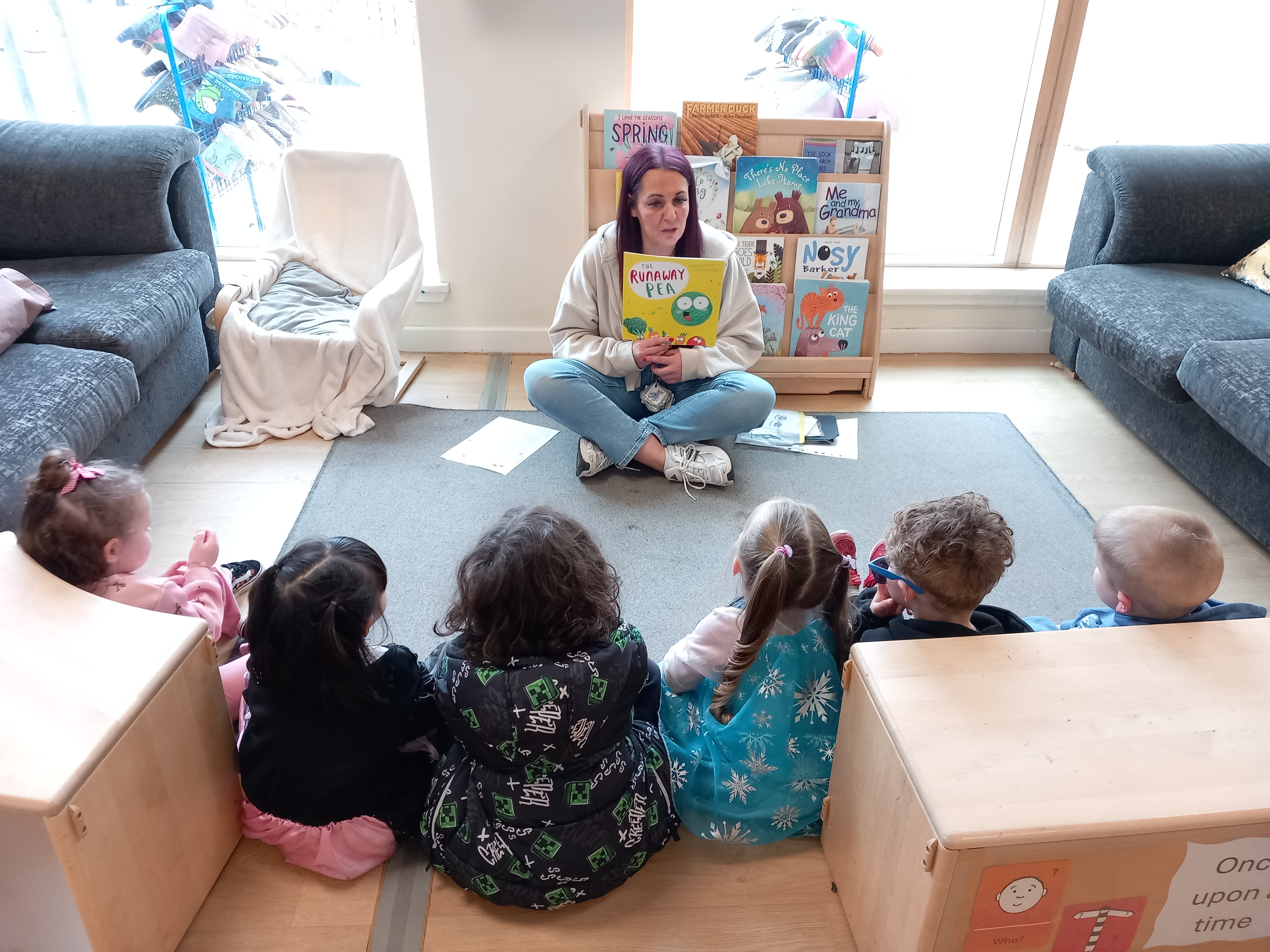 Teaching kids.