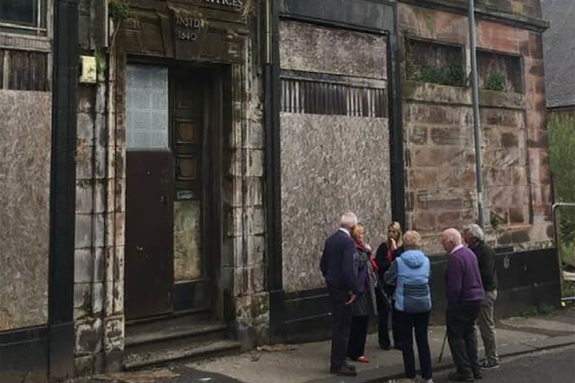 The old Co-op building in Darvel