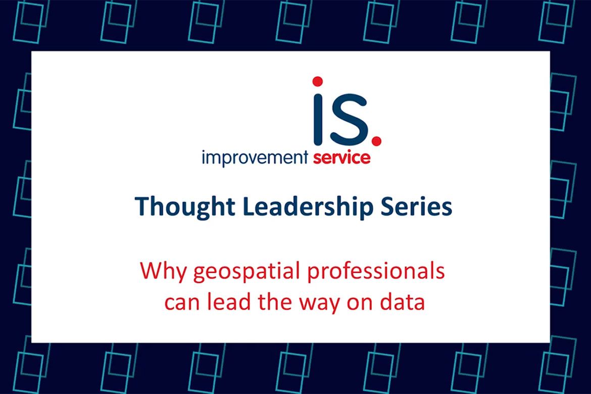Why geospatial professionals can lead the way on data