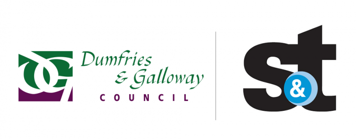 Dumfries & Galloway Council and Safe & Together logos