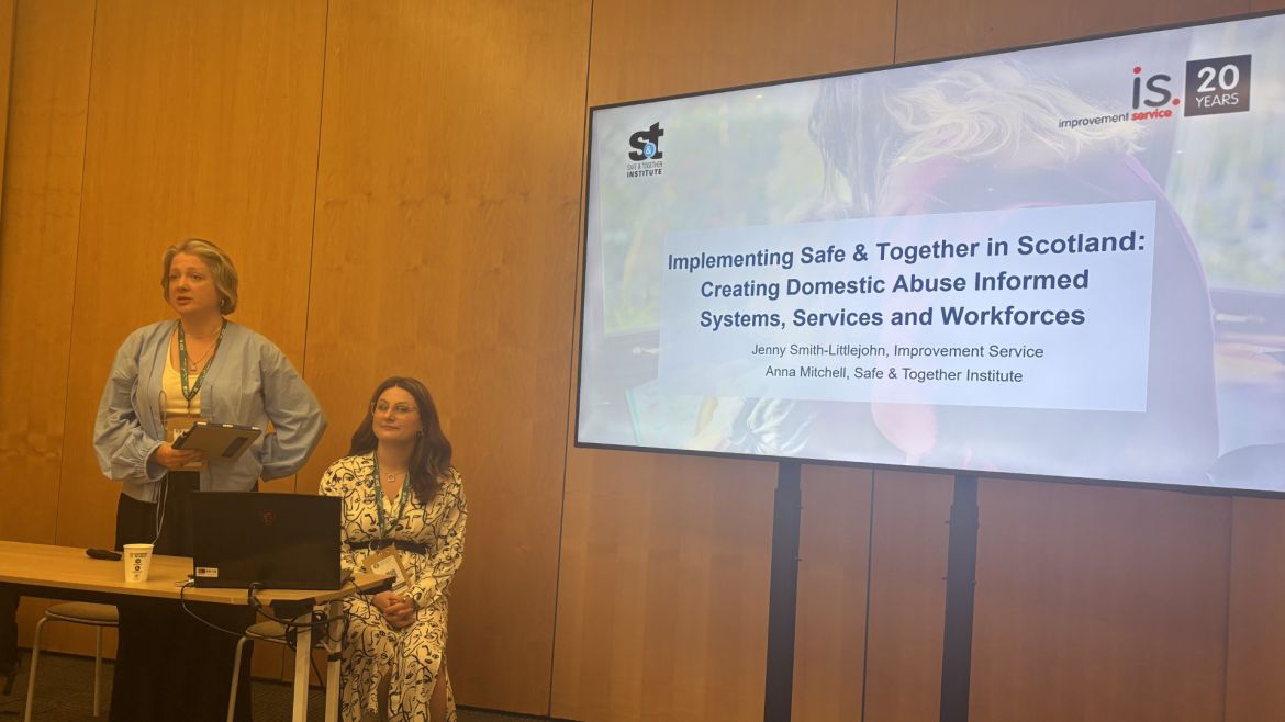 Presenting the Embedding Domestic Abuse-Informed Systems project at the European Conference on Domestic Violence