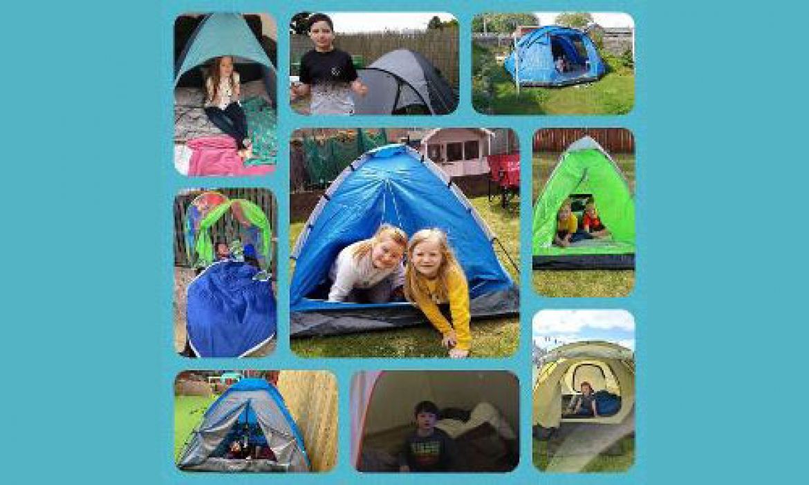 Hundreds of families enjoy virtual camping event