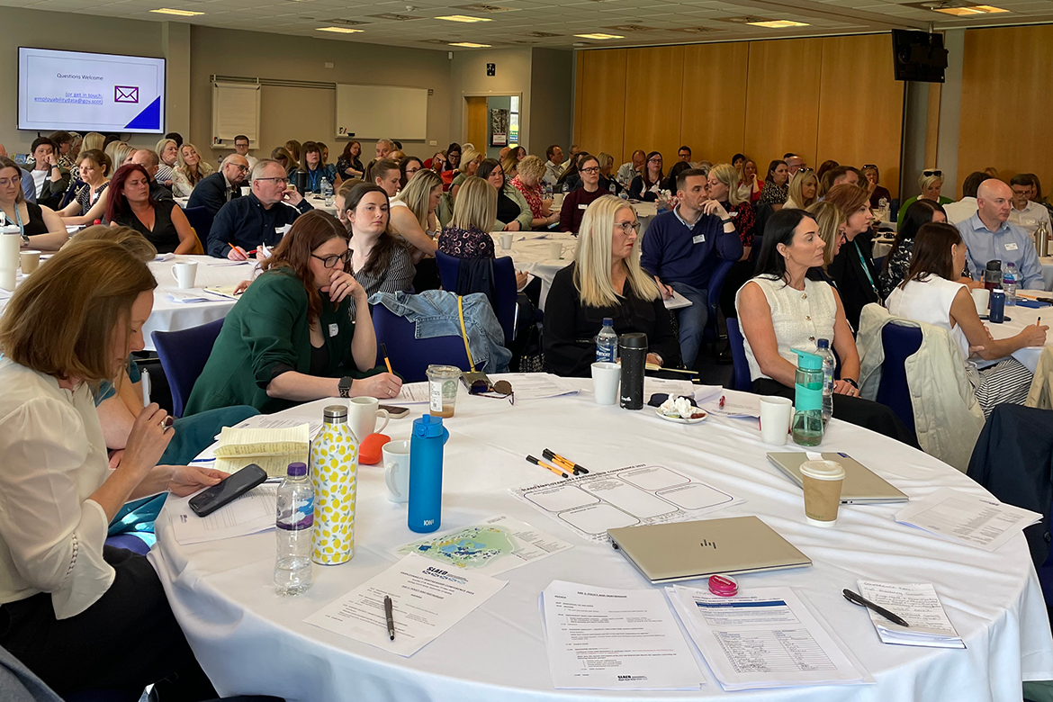 Audience listens at the 2025 SLAED People Group Conference